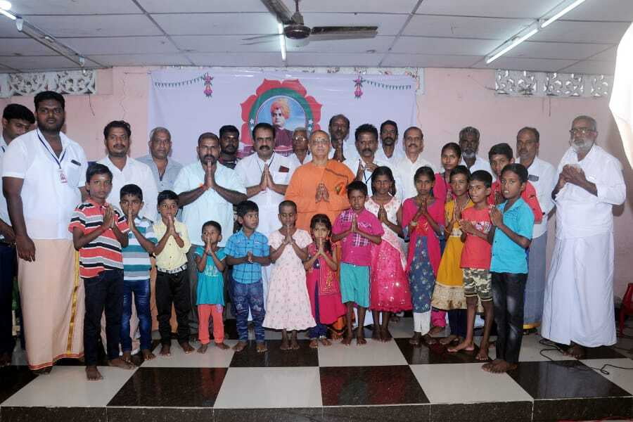 Inauguration of Swami Vivekananda Seva Sangam, Valangaiman